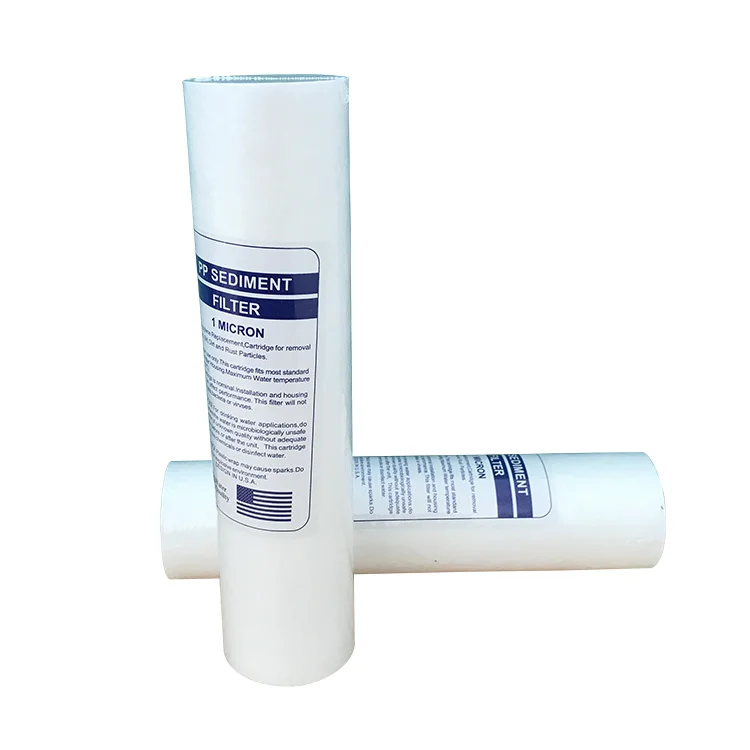 10inch 2.5 diameter pp sediment filter cartridge with 10 micron Tapwater purifier filter cartridge