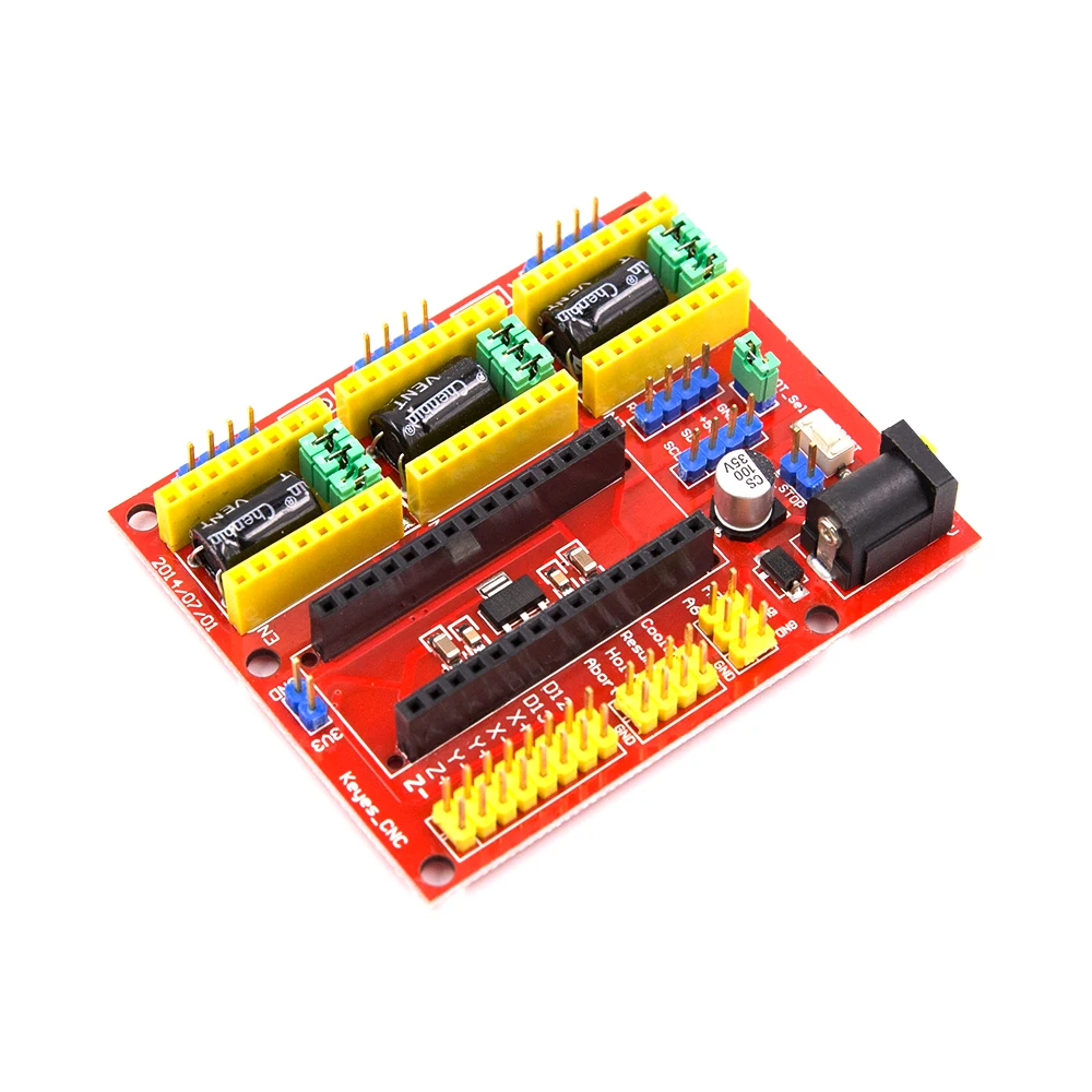 ЧПУ Щит V4 гравировальный станок Расширительная плата, 3D принтер DIY Kit плата управления с драйвером A4988