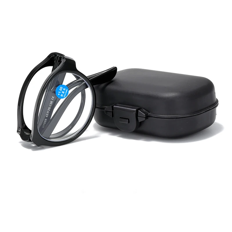 KY666 Wholesale Multifunction Portable Reading Glasses Unisex Business Optics Progressive Multi Focus Folding