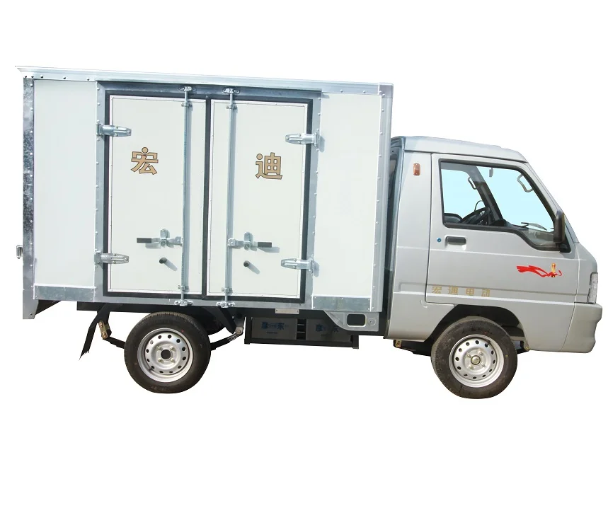4000W 72V150AH 2 Seat 2 Door Electric Mini Cargo Transport lorry Box Truck / Electric Van LHD Or RHD