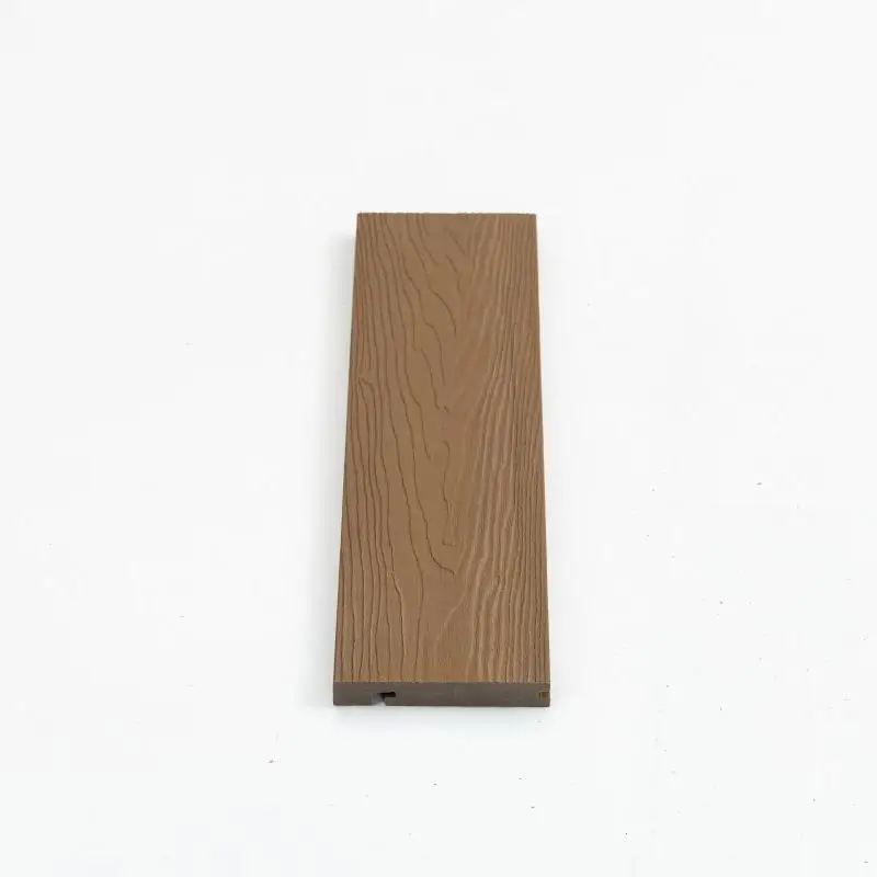 2024 New Anti-UV Waterproof Wood Plastic Decking Smooth ipe Anti-Slip Outdoor Terrace Floor Wpc Composite Flooring Tiles