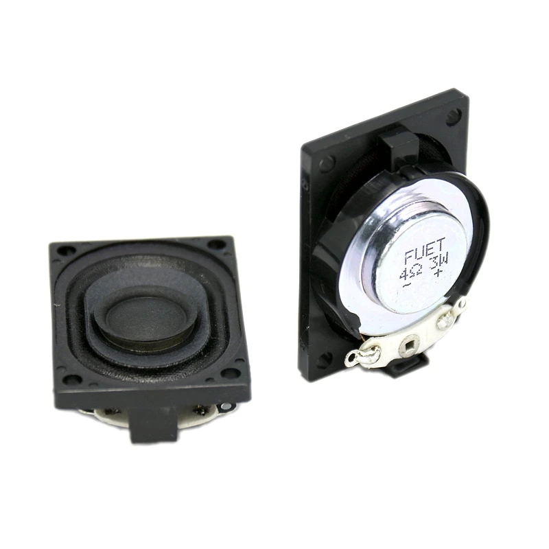 2840 динамик 40*28 мм 4 Ом 3 Вт конусный бумажный прямоугольный каркас среднего диапазона миниатюрный динамический громкоговоритель с кабелем