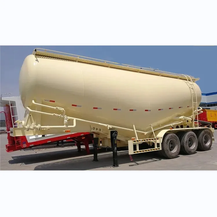 Bulk Cement Carrier Tank Container Semi Trailer Truck For Sale Philippines