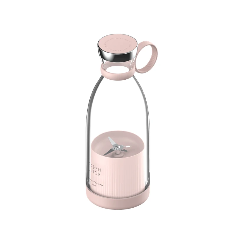 Top seller Portable Smart Mini Juicer 4 Blades Electric Bottle Blender Household Fruits Mixer