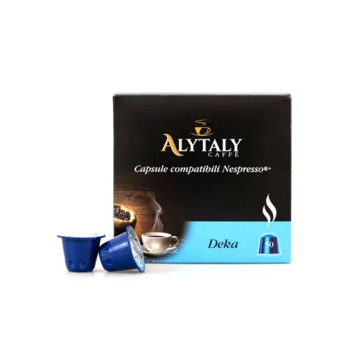 Wholesale Decaffeinated Coffee Capsules - Box 50 Capsules for Every Moment Pefect Balance Arabica Coffee and Robusta Coffee
