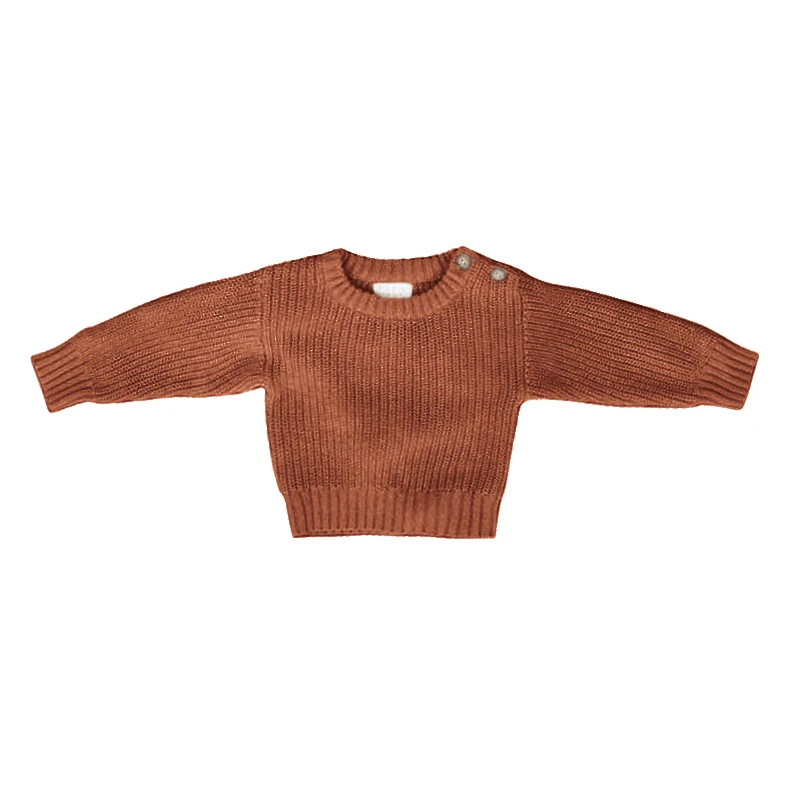 Готов к отправке, детская зимняя одежда, большие вязаные свитера для маленьких девочек