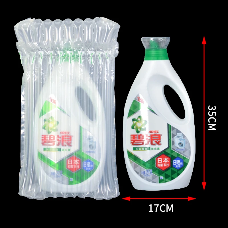 2022 Hot Express Packaging PEPA Bubble Column Wrap  Air Bubble Tube Air Column Wrap for Laundry Detergent