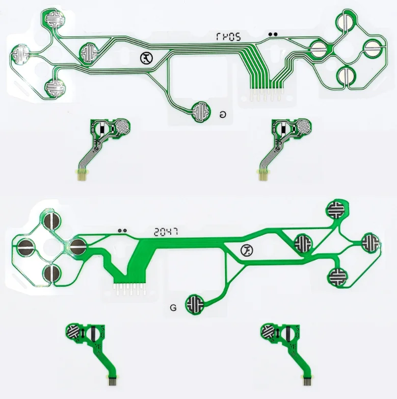 Ленточная проводящая пленка для контроллеров Playstation 5, оригинальные Проводящие резиновые аксессуары для быстрого огня для PS5, гибкий кабель