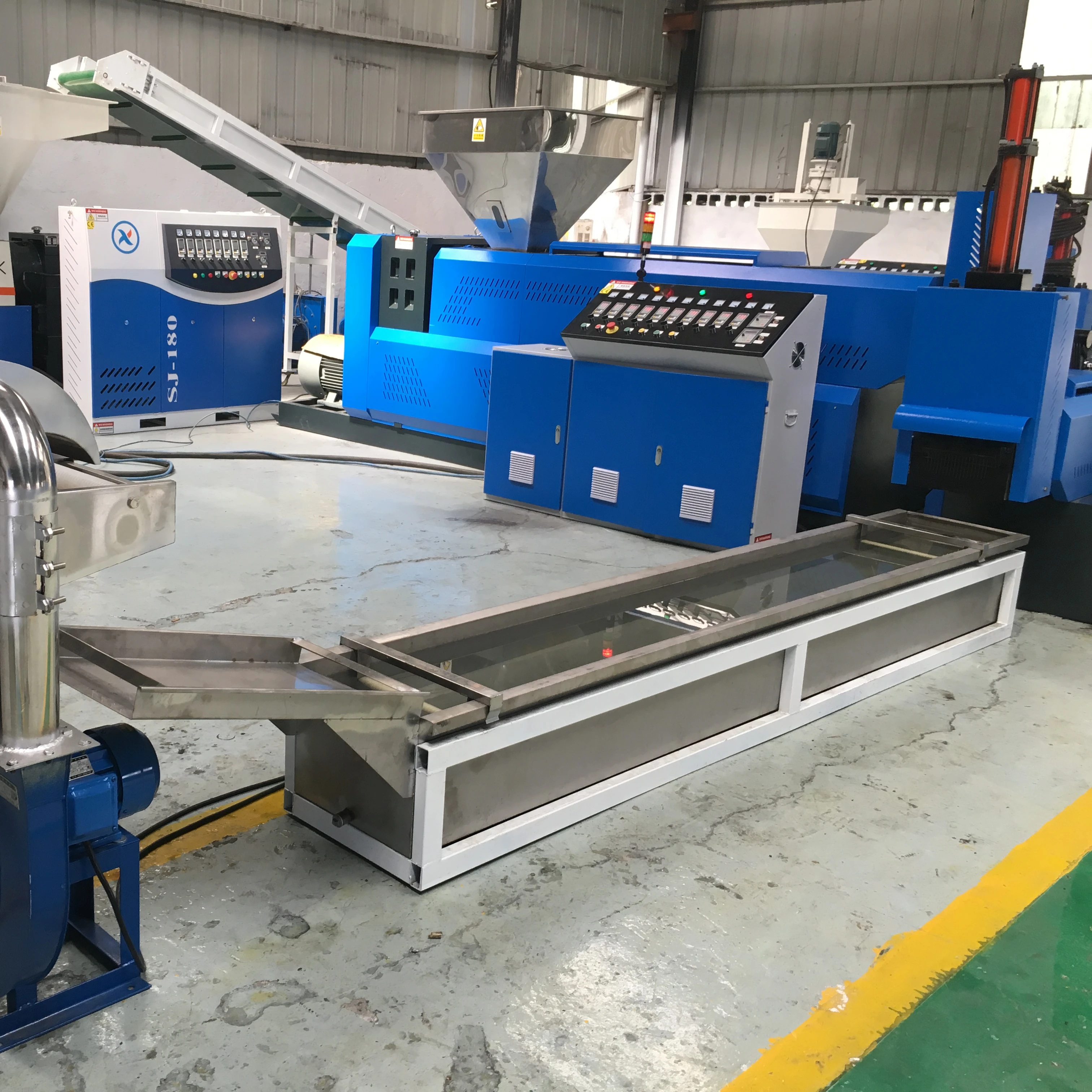 Машина для переработки отработанной пленки PE PP, водяное охлаждение пластика, переработка, очистка сухих пластиковых хлопьев, автоматический горячий продукт 2021