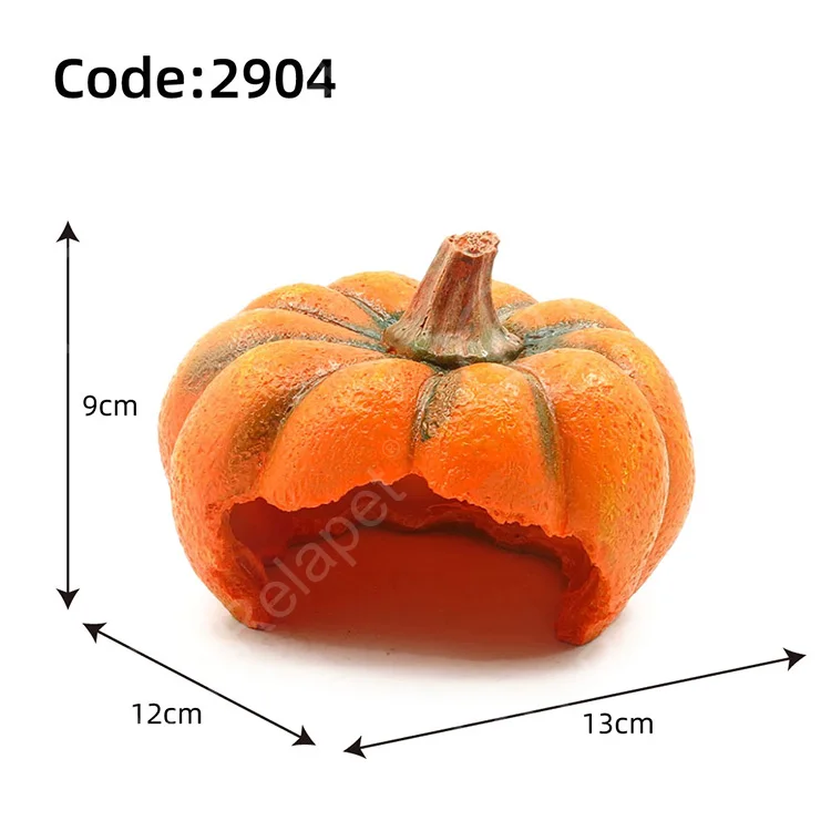 Reptile Rock Hide Cave, Aquarium Habitat Decor Rock Tortoise Hideout for Lizards, Turtles, Reptiles, Amphibians, Fish