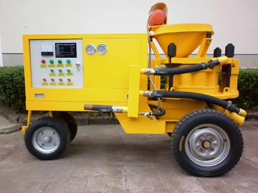 CE approved! 9m3/h concrete wet mix shotcrete machine