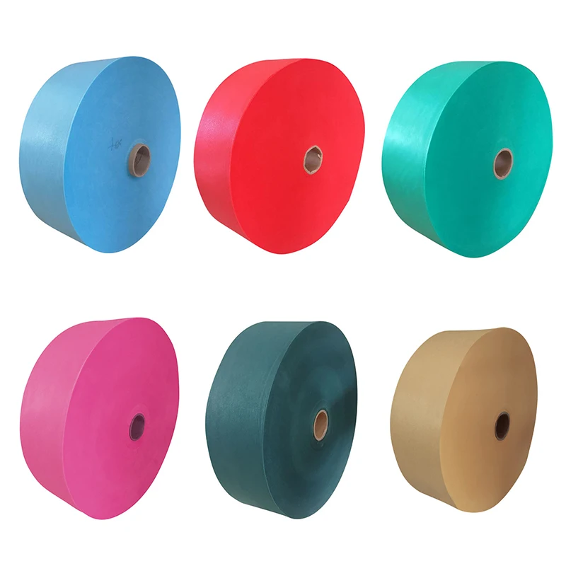 
High quality spunlace spunbond nonwoven disposable non-woven print non-woven roll 