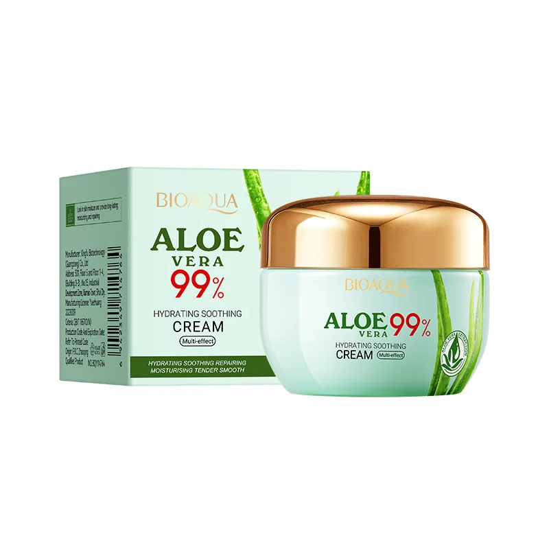 Hot selling aloe acne removing acne relieving moisturizing oil controlling and skin repairing face cream