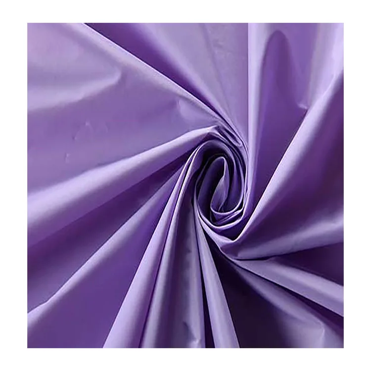2/2 Twill Polyester Taffeta Lining Fabric 170T 180T 190T 210T 230T 240T Woven Fabric for Quilts Bag Suits