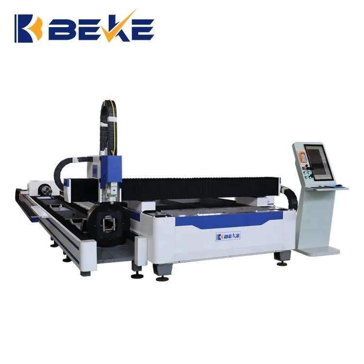 BEKE Industrial Laser Equipment 1000w cnc pipe fiber laser cutting machine for metal steel