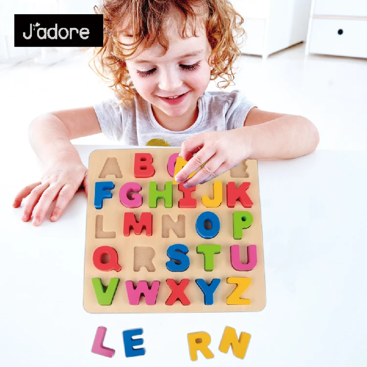 wooden hand board alphabet shape match toys letter puzzles board games Kids arabic alphabet Wooden alphabet puzzle