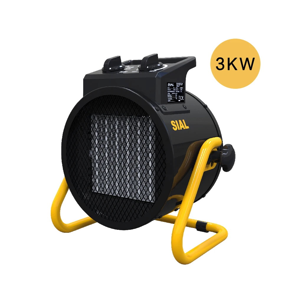 SIAL  3KW industrial Portable Heating Element Electric Fan heater PTC Ceramic Heater Adjustable Mini Portable Electric