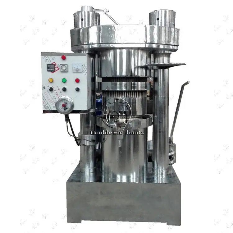 50-100kg/h Hydraulic Cold Oil Press,Almond Sesame oil extraction machine