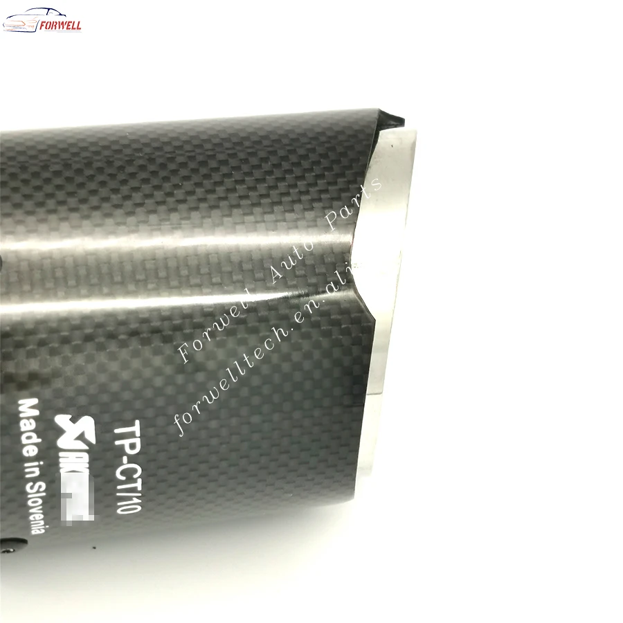 
Muffler Titanium Pipe Motorcycle for Car Tail Carbon Fiber Exhaust Tip for Akrapovic 