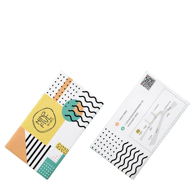 300gsm Art Paper Custom Printing 90*54mm Business Card