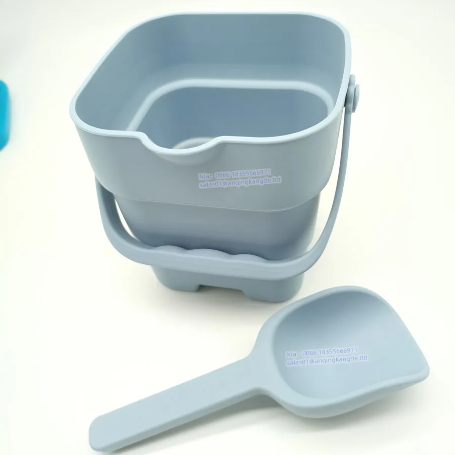 2022 NEW Silicone Foldable Bucket Spade Shovel Set  Silicone Beach Toys