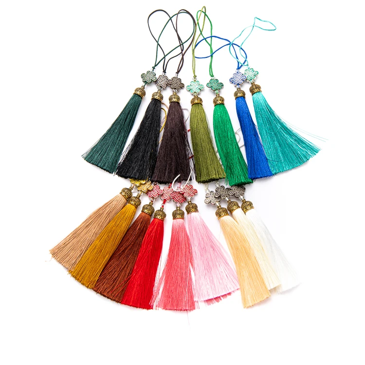 Wholesale China Combine Gold Hooded Tassel Custom Fashion Trim Tassel Leather Polyester Keychain Decorative Curtain Accessories