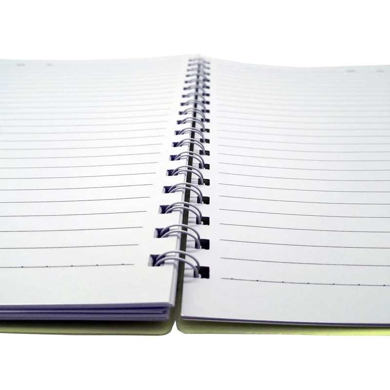 School Office Spiral Bound Pvc Cover Notebook Eco-Friendly Bound Notepad Phone Book Custom Spiral Note Book Notebook
