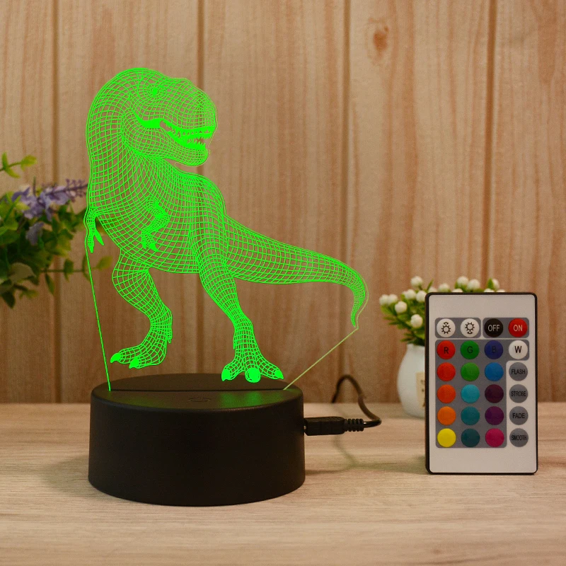 
Multi-colored Light customize led lamp base for 3d illusion acrylic 3d lamp illusion 