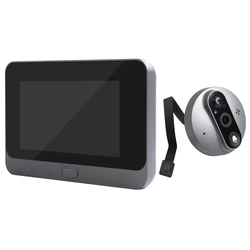 Wifi Tuya Door Peephole Blink Video Doorbell Mini Camera Black