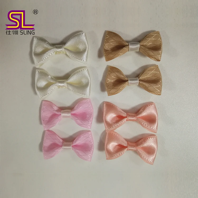 Hot sale small Satin ribbon Bow For Perfume Bottle Ribbon Elastic Bows