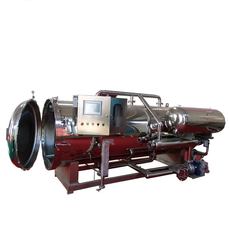 Canned Tuna Food Sterilizer Pouch Sterilization Autoclave Retort Machine