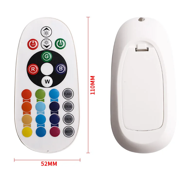 12V RGB W5W T10 5050 12SMD Led Lamp Bulbs Auto Dome Reading lights Indicator Door Light Dashboard Lights with Remote Controller