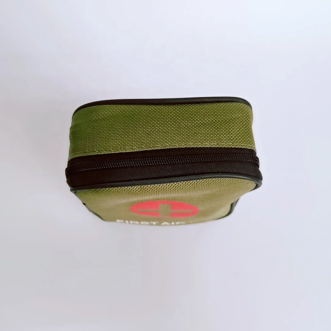 New arrive mini military first aid kit Green Wound Nursing Bags with dressing for outdoor,sports,training