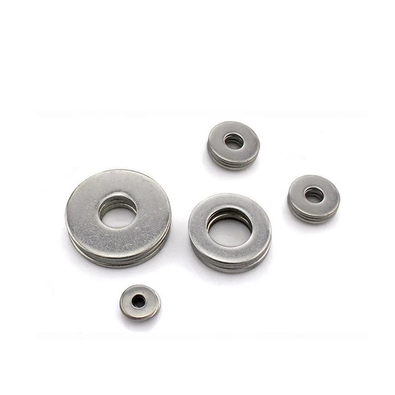 DIN125 stainless steel 304 316 oem design metal gasket flat washer shims flat washers