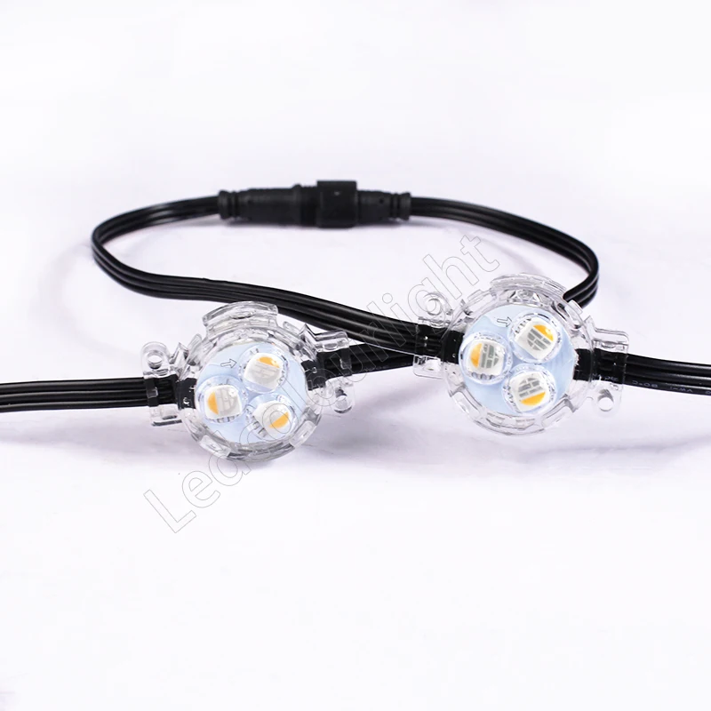30mm Ucs2904 outdoor waterproof  led pixel dmx stage lighting Led strip point light led point string light