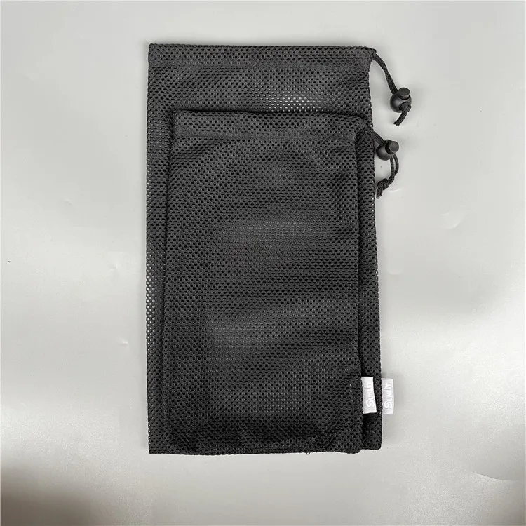 Custom Logo Size Net Storage Beach Sand Proof Mat Packaging Small Pouch Bag Drawstring Bag Mesh Drawstring Pouch for Beach Mat
