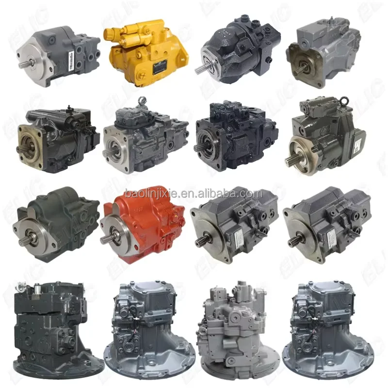 Jinda Excavator PC120-6 PC128 PC30Mr-2 PC200-6 PC200-8 PC75UU-2 Hydraulic Piston Pump For Komatsu Wheel Loader