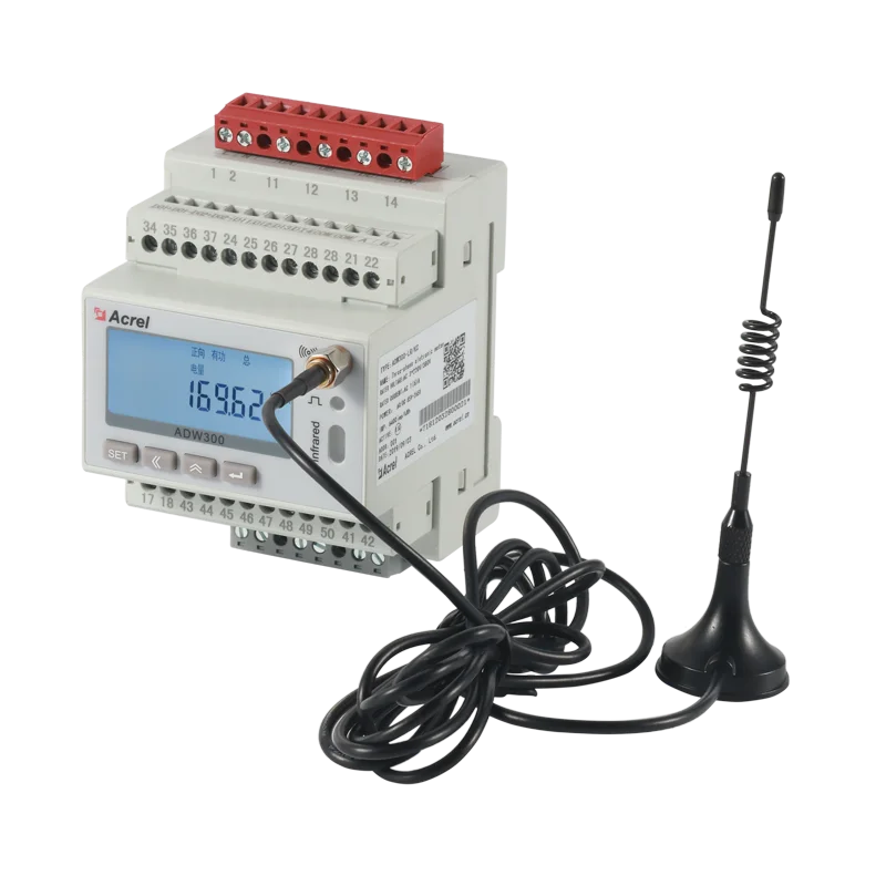  Acrel Din Rail три фазы 470 МГц Беспроводная связь счетчик электроэнергии беспроводной электрической энергии монитор CE льда