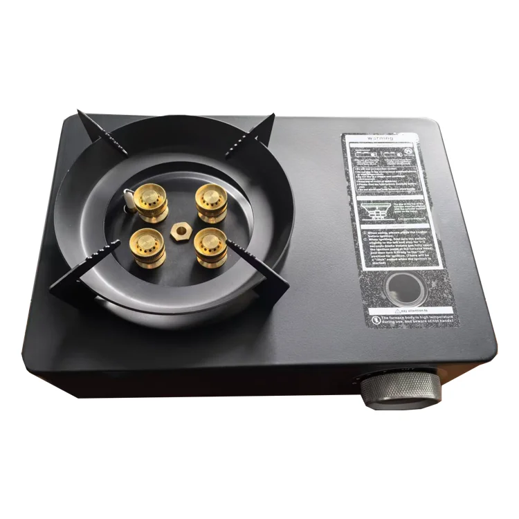 Portable Outdoor Camping Cookware Mini Stove for Picnic Gas Fuel Manual Application