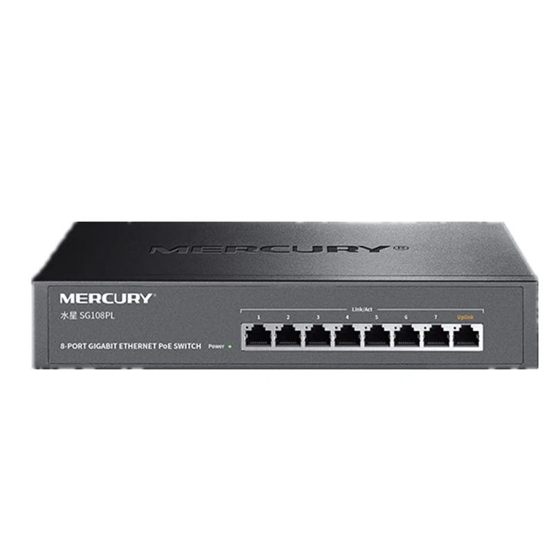 ForMercury SG108PL Full gigabit PoE network switch 8 port Ethernet PoE Security Monitoring