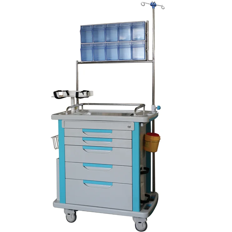 Qingdao anesthesia medical cart with emergency function