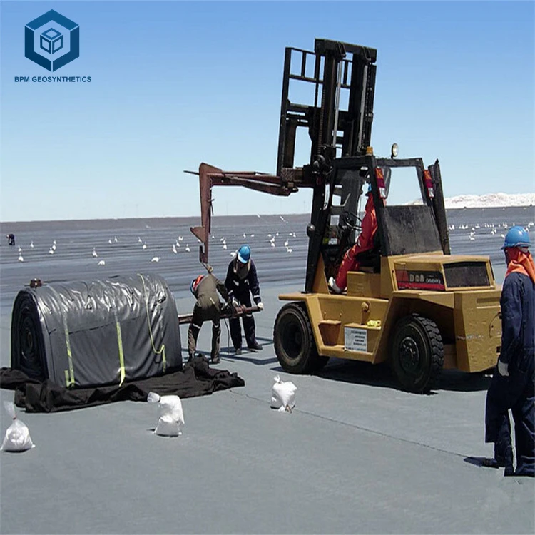 BPM геосинтетика 60 мил HDPE рулон геомембрана 2 мм для свалок в