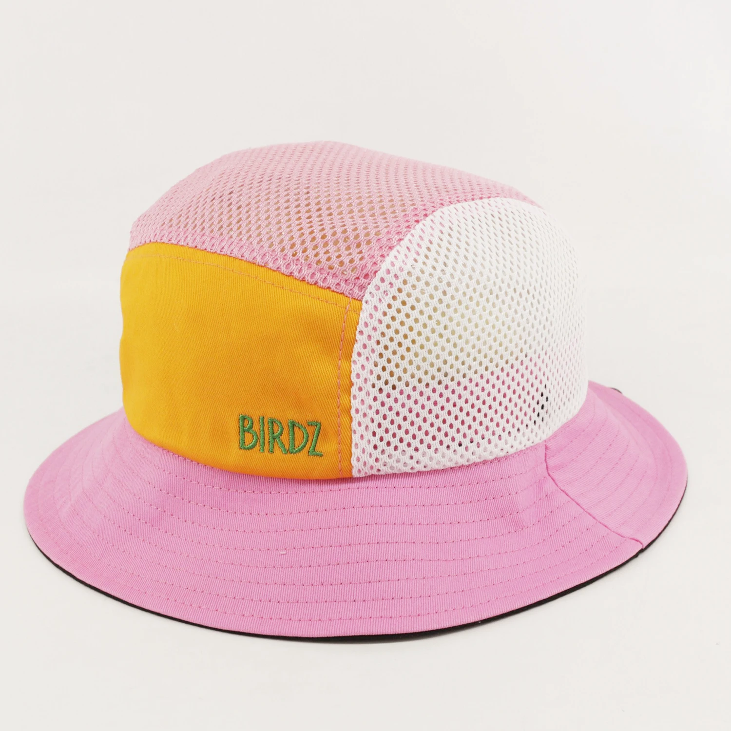 high quality designer bucket hat mesh plain dyed fisherman bucket hat with rope outdoor embroidery buckrt hat custom