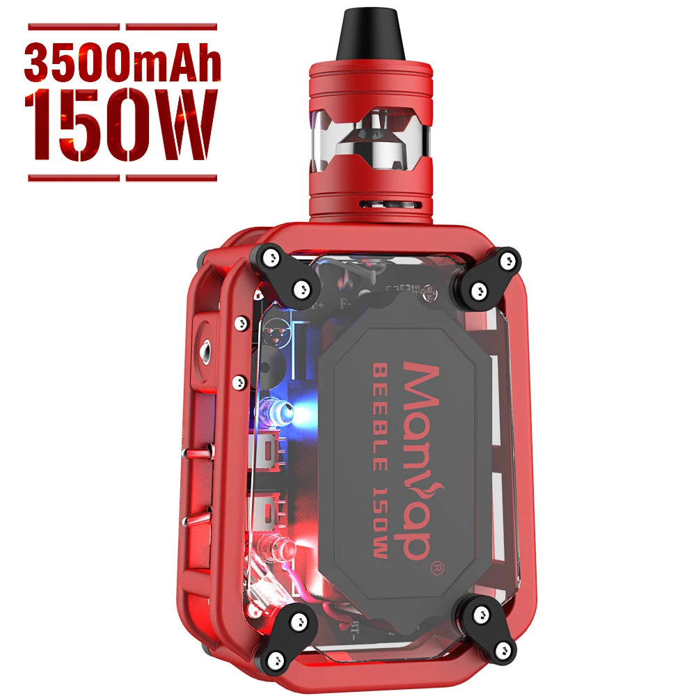 
digital display huge smoke vaporizer 150W 3500mAH vape electronic cigarettes box mod 