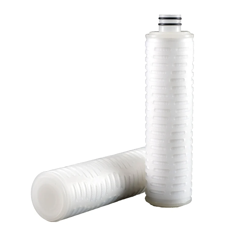 Good price  022 0.45 0.5 Micron 10 20 inch PP pleated Filter Cartridge Sterile filtration bacterial interception filter
