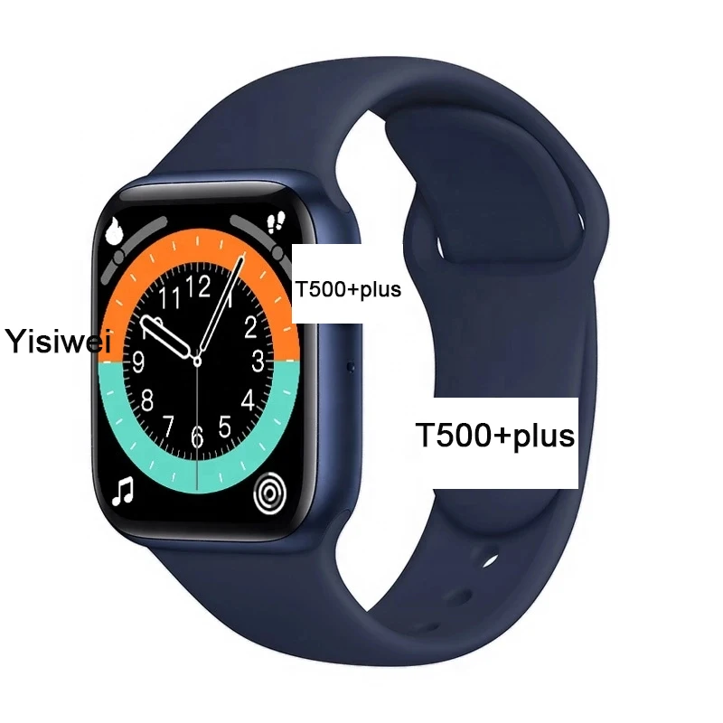 Cheaper price Fitness Health monitoring T500+plus T500 Plus  smart watch for Sports