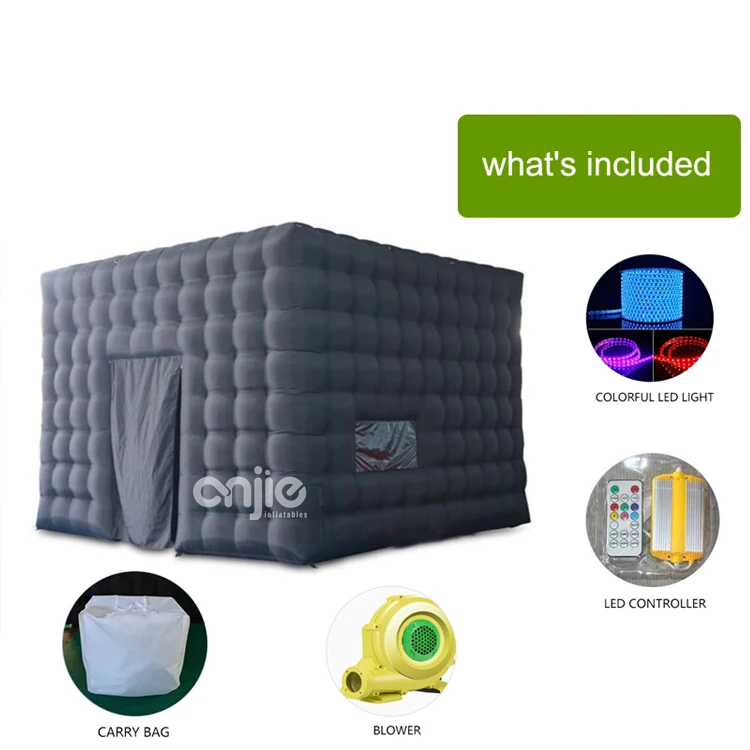 Inflatable-nightclub tent night club party inflatable disco light inflatable nightclub cube tent