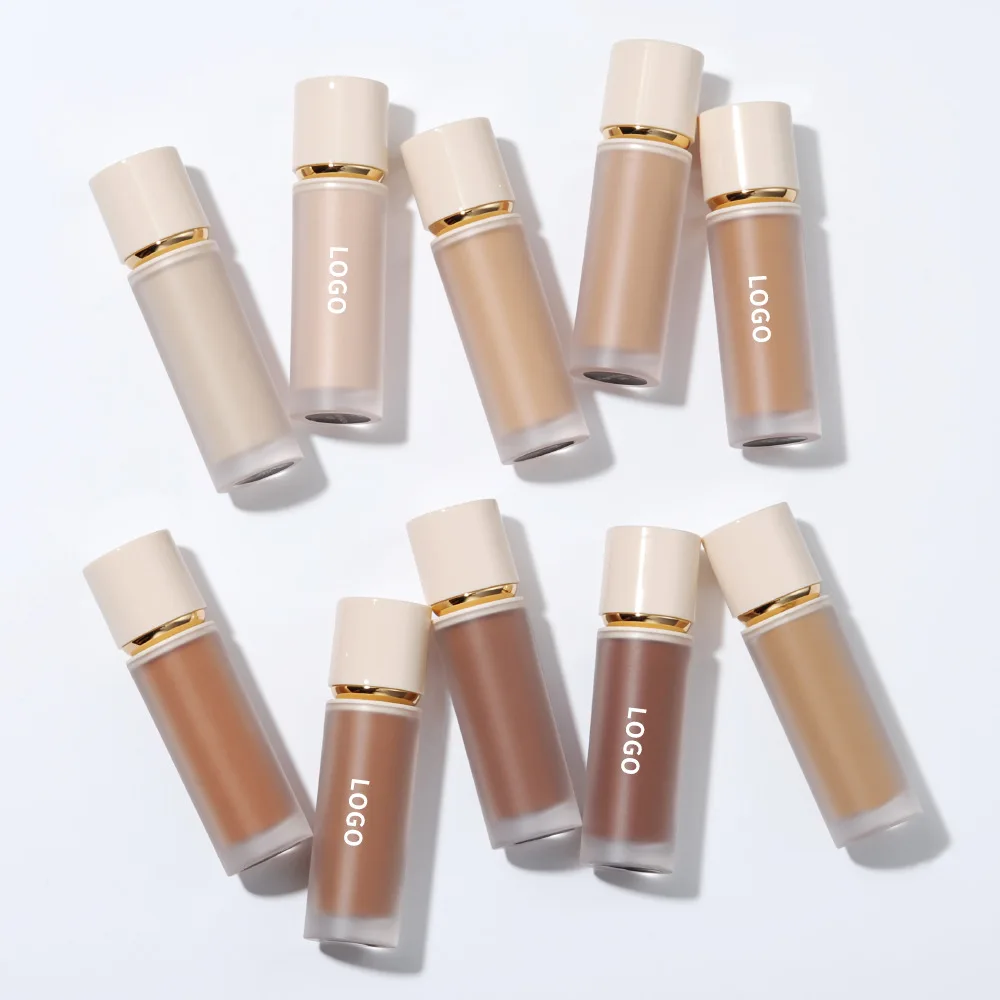 Custom Brand 10 Colors Long Lasting Waterproof Nature Concealer Face Makeup Liquid Private Label Concealer