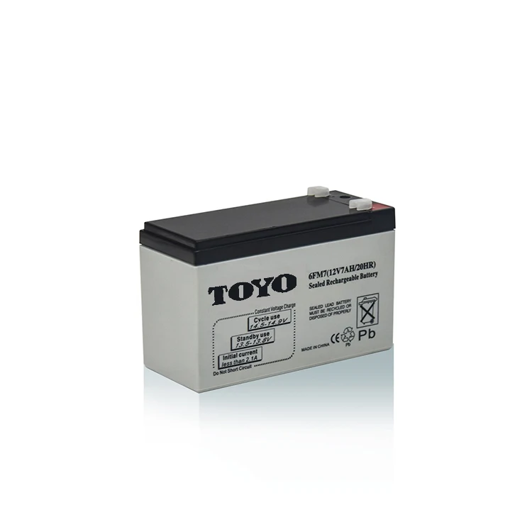 TOYO 2023 New Product Replacement Home Solar Energy Storage 12V 7AH Sealed Lead Acid Batteries