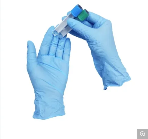 100 Box Wholesale Manufacturers Coated Cheap Prices Blue Examination Disposable Black Nitrile Gloves Medical Powder Free